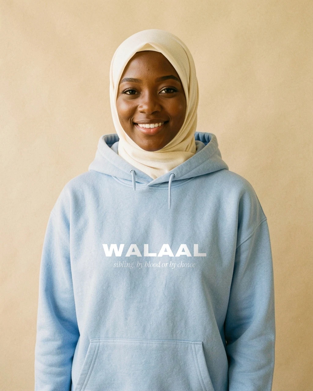 Walaal hoodie in sky blue