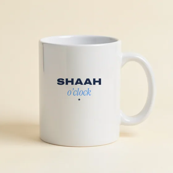 Shaah O'Clock Mug