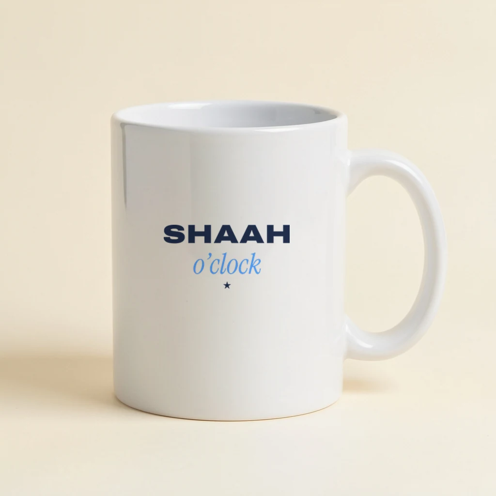 Shaah O'Clock Mug
